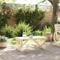 Preview: Garten-Couchtisch 90x50x40 cm Massivholz Tanne