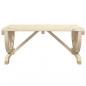 Preview: Garten-Couchtisch 90x50x40 cm Massivholz Tanne