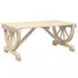 Preview: Garten-Couchtisch 90x50x40 cm Massivholz Tanne