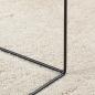 Preview: Teppich OVIEDO Kurzflor Beige 200x200 cm