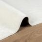 Preview: Teppich OVIEDO Kurzflor Creme 120x120 cm