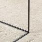 Preview: Teppich OVIEDO Kurzflor Beige 120x120 cm