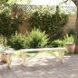 Preview: Gartenbank 115 cm Massivholz Tanne