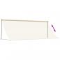 Preview: Markise Einziehbar Creme 400x150 cm Stoff und Stahl