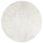 Preview: Teppich OVIEDO Kurzflor Creme Ø 160 cm