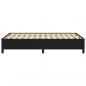 Preview: Bettgestell Schwarz 120x190 cm Stoff
