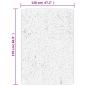 Preview: Teppich OVIEDO Kurzflor Creme 120x170 cm