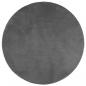 Preview: Teppich OVIEDO Kurzflor Anthrazit Ø 200 cm