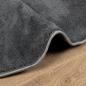 Preview: Teppich OVIEDO Kurzflor Anthrazit Ø 200 cm