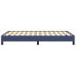 Preview: Bettgestell Blau 120x190 cm Stoff