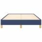 Preview: Bettgestell Blau 120x190 cm Stoff
