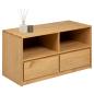 Preview: TV-Schrank SAUDA Eiche-Optik 99x43x55 cm Massivholz Kiefer