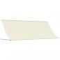 Preview: ARDEBO.de - Markise Einziehbar Creme 350x150 cm Stoff und Stahl