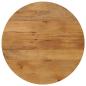 Preview: ARDEBO.de - Tischplatte Ø 90x2,5 cm Rund Massivholz Mango