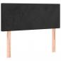 Preview: Boxspringbett mit Matratze & LED Schwarz 80x200 cm Samt