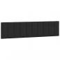 Preview: Bettgestell mit LED Schwarz 200x200 cm Samt