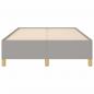 Preview: Bettgestell Hellgrau 120x190 cm Stoff