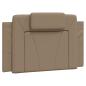 Preview: Bettgestell mit LED Cappuccino-Braun 80x200 cm Kunstleder