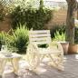 Preview: Gartenstuhl 58x58x78,5 cm Massivholz Tanne