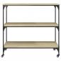 Preview: Küchenwagen Sonoma-Eiche 102x50x95 cm Holzwerkstoff