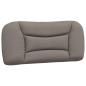 Preview: Bettgestell mit LED Taupe 90x200 cm Stoff
