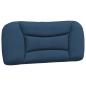 Preview: Bettgestell mit LED Blau 90x190 cm Stoff