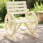 Preview: ARDEBO.de - Gartenstühle 2 Stk. 58x58x78,5 cm Massivholz Tanne
