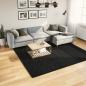 Preview: ARDEBO.de - Teppich OVIEDO Kurzflor Schwarz 240x240 cm