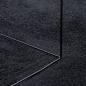 Preview: Teppich OVIEDO Kurzflor Schwarz 240x240 cm