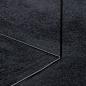 Preview: Teppich OVIEDO Kurzflor Schwarz Ø 200 cm