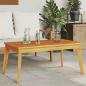 Preview: ARDEBO.de - Garten-Esstisch 100x55x45 cm Massivholz Akazie
