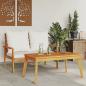 Preview: Garten-Esstisch 100x55x45 cm Massivholz Akazie