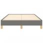Preview: Bettgestell Dunkelgrau 120x190 cm Stoff