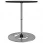 Preview: Bartisch Schwarz 60x60x90 cm Holzwerkstoff Verchromter Stahl