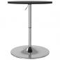 Preview: Bartisch Schwarz 60x60x90 cm Holzwerkstoff Verchromter Stahl