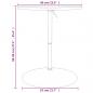 Preview: Bartisch Schwarz 60x60x90 cm Holzwerkstoff Verchromter Stahl