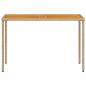 Preview: Gartentisch mit Akazienholz-Platte 115x54x74 cm Poly Rattan