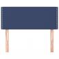 Preview: Kopfteil Blau 80x5x78/88 cm Stoff