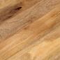 Preview: Tischplatte 140x50x2,5 cm Oval Massivholz Mango