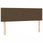 Preview: Boxspringbett mit Matratze Dunkelbraun 140x190 cm Stoff