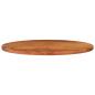 Preview: Tischplatte 100x50x2,5 cm Oval Massivholz Akazie