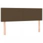 Preview: Boxspringbett mit Matratze Dunkelbraun 140x190 cm Stoff
