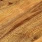 Preview: Tischplatte 100x40x2,5 cm Oval Massivholz Mango