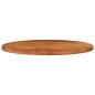 Preview: Tischplatte 110x50x2,5 cm Oval Massivholz Akazie