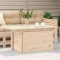 Preview: ARDEBO.de - Gartentisch 100x50x75 cm Massivholz Kiefer