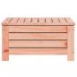 Preview: Gartenhocker mit Kissen Massivholz Douglasie