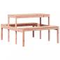 Preview: Picknicktisch 110x134x75 cm Massivholz Douglasie