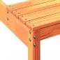 Preview: Picknicktisch Wachsbraun 110x134x75 cm Massivholz Kiefer