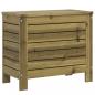 Preview: Gartenhocker 62x31,5x52 cm Kiefernholz Imprägniert