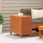 Preview: Gartenhocker Wachsbraun 62x31,5x52 cm Massivholz Kiefer